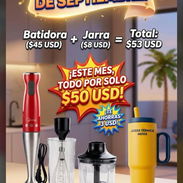 Batidora de mano 3 en 1/ jarra térmica/lonchera/Termo/cafetera Espress/juego de tazas/arrocera/sandwichera - Img 57118446