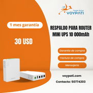 Respaldo para Router Mini UPS KP3 10,000 mAh - Img 55941488