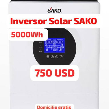 KIT INVERSOR SAKO 5KW Y BATERÍA MUST 5KW - Img 122212744
