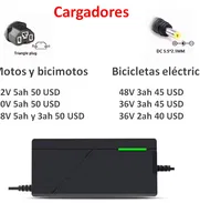 Vendorgadores 36V, 48V, 72V, para motos, bicimotos y bicicletas eléctricas - Img 49783151