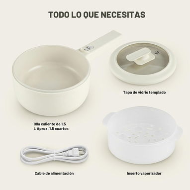 ⚡ Súper eficiente y de bajo consumo - Sartén antiadherente 1.5L - CERAMAX - 5/6