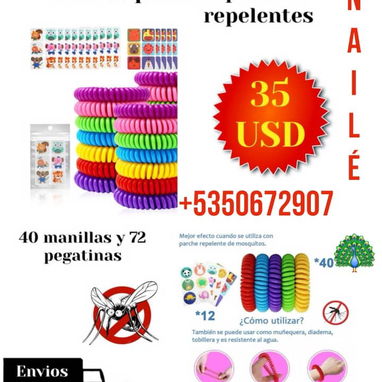 Manillas Repelente/Mosquitos - Img 109336256