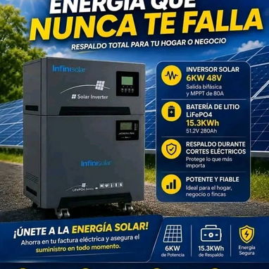 INVERSOR, BATERÍA,WISTEMA SOLARES TODO PARA SITEMAS SOLARES - 3/5