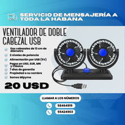🌀 Ventilador de Doble Cabezal USB 💰 Precio: $20 - Img 55080967
