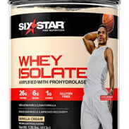 (Proteína) WHEY PROTEIN ISOLATE (SIXSTAR MUSCLETECH) 22 SERV [CUP/MLC/USD] - Img 45644354