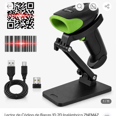 SE VENDEN LECTORES DE CÓDIGOS DE BARRAS INALÁMBRICO CON BLUETOOTH Y BATERÍA A BUEN PRECIO 58482035 - 2/2