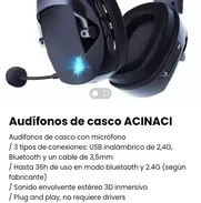 Audífonos de casco ACINACI. Nuevos a estrenar - Img 49080243