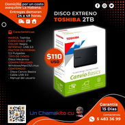 💾 2TB 💾 DISCO EXTERNO TOSHIBA 2TB USB3.0. MENSAJERÍA CON FACTURA Y GARANTÍA. # 54833699 - Img 53915787