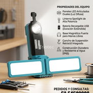Lámpara recargable con linterna - Img 55681038
