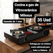Cocina a gas de Vitrocerámica Milexus, Garantía de 1 mes, Entrega por un mínimo costo adicional para toda La Habana - Img 54870533