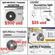 ‼️SPLIT MILEXUS y EKO Convencional e Inverter de1 y 2 Toneladas. ‼️GARANTÍAS DESDE 1 MES HASTA 1 AÑO Y FACTURA‼️53220916 - Img 50575598