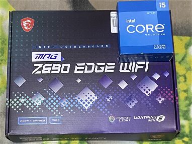Kit gama alta 12va generación z690 MSI MPG DDR5 + i5 12600k nuevo a estrenar !!!!!! - Img main-image