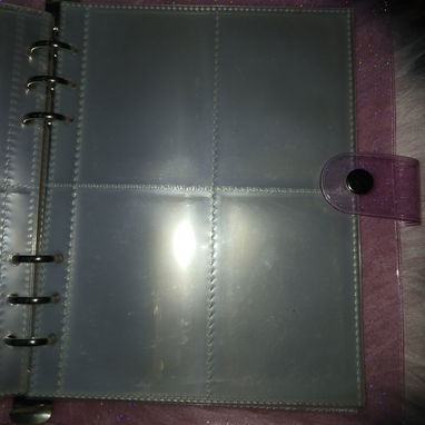 Álbum para fotocartas de K-pop. Rosado con purpurina. - 2/2