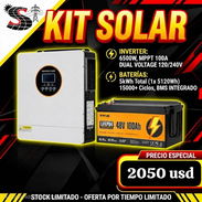 Inversor de 6.5kw 110 y 220 con batería de 48v100ah - Img 57914918