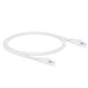 Cable de parcheo UTP 26AWG para Red Ethernet RJ45 Cat5E-CCA, 1m, blanco 53274327 - Img 49370096