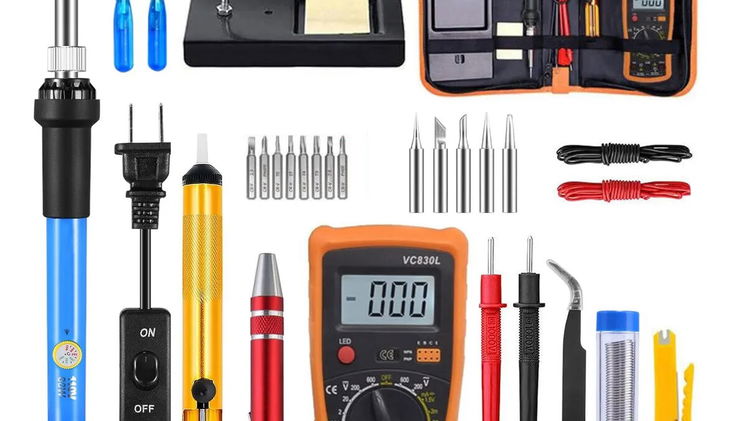 Risegun Kit De Práctica De Soldadura, Kit De Circuito De Compuerta De Componentes Discretos Circuito Analogico Abs Resistente Al Desgaste Kit De Electronica Diy Para Entrenamiento Experimental