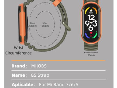 Manillas marca Mijobs para Xiaomi Mi band 5/6 y 7. Estilo: Casio G-Shock - Img 47704622