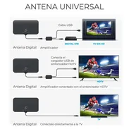 e Señal de 📡 Antena de TV Digital HD con amplificador de señal💯 Receptor de Señal de Alta Definición - Img 57385545
