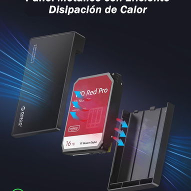 Caja de disco duro modelo Orico 3588US3 ▌Guarde todos sus archivos en un lugar seguro fuera de sus equipos de computo - Img 105016767