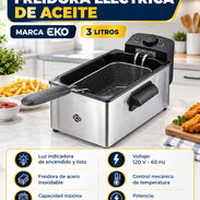 Freidora eléctrica de aceite de 3L marca EKO 🔷️ $62 - Img 58043869