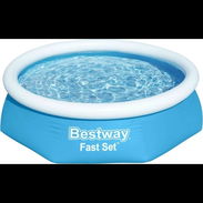 PISCINA BESTWAY MODELO FAST SET NUEVO CON SUS PAPELES - Img 55041283