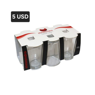Juegos de vasos, tazas y jarras de cristal Alessandro - 6/8