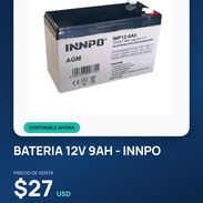 📦 *Bateria 12v 9ah - INNPO* 📝 *Detalles:* 💰 *Precio:* $27 USD - Img 56923348