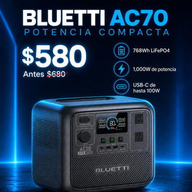 Gran Rebaja!! Los mejores precios de estaciones de energia portables, marcas como Ecoflow, Bluetti, Anker, Daran - 3/10