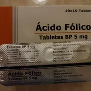 ⚕️- Acido Folico 5mg, 1 Tira de 10 Tableta -⚕️ - Img 48634992