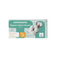 Tampones de algodón orgánico Continente 16 uds — higiene femenina - Img 58214879