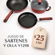 JUEGO DE SARTENES + CAZUELA..PARA GAS - Img 57320529