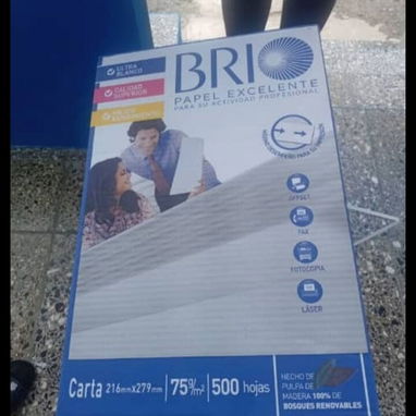 Hojas blancas tipo carta - Img 126359441