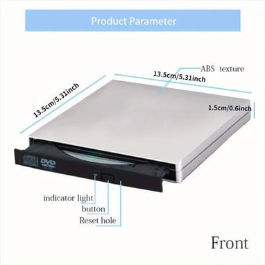 ☎️53544655 🛵 Entrega Disponible ⭐ Unidad de DVD Externa USB 3.0 Compacta ⭐ - Img 121551451
