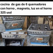cocina de gas con horno de 6 hornillas con magneto y luz. la isla - Img 56710563
