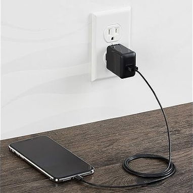 📱 CARGADOR USB AMAZON BASICS 12W 2.4A UNA SOLA UNIDAD IPHONE Y ANDROID. ENVÍO DISPONIBLE + GARANTÍA - Img 109864557