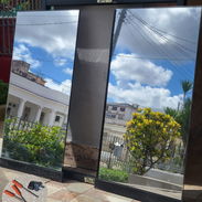 Ventana de Corredera (2 hojas) Marquetería Negra y Cristal Espejo - Tel: 6398 0567 - Vedado - Img 57623939