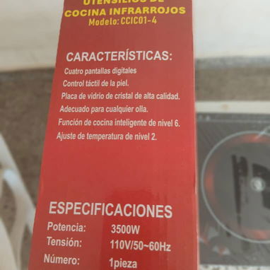 Cocina de inducción digital con placa de vidrio - Img 122414701