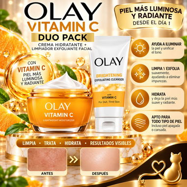 Kits Faciales Olay – Regenerist, Vitamina C y Collagen Peptide 24 | 3 Opciones - 3/4
