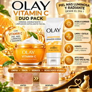 Kit Facial Olay Vitamina C – Crema Hidratante + Limpiador Exfoliante | Luminosidad e Hidratación - Img 58140535