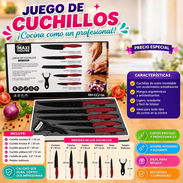 Set de cuchillos y pelador (Hoja dura) en 9000 cup - Img 57507356