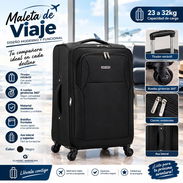 🧳 Maleta de Viaje Negra CLASSIC AMERICAN – 23 a 32 kg ✈️ - Img 58116996