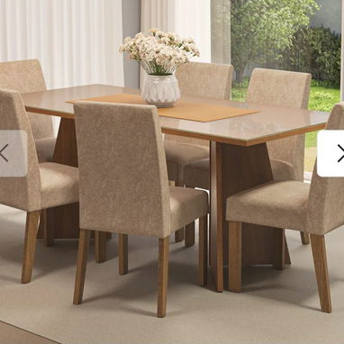 Mesa comedor 6 sillas de Madera de lujo - Img 113577821