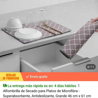 Escurridor de platos absorbente - Img 115684401