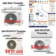 ‼️SPLIT de 1 y 2 Toneladas. EKO, MILEXUS, WELL ‼️GARANTÍAS DESDE 1 MES HASTA 1 AÑO Y FACTURA‼️53220916 - Img 50575598