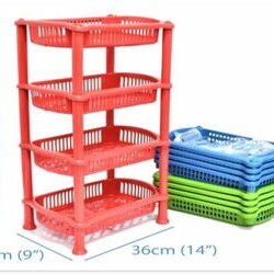 🏡Organiza tu hogar con este Organizador plástico de 4 niveles. 📞56249037 - Img 116556724