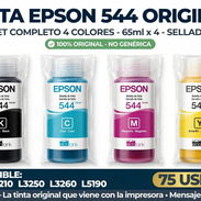 VENDO TINTA EPSON 544 ORIGINAL - MENSAJERÍA INCLUIDO-SET COMPLETO DE 4 COLORES - Img 57492806