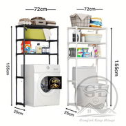 estante organizador para baño y lavadora (WCOLine) - Img 54888523