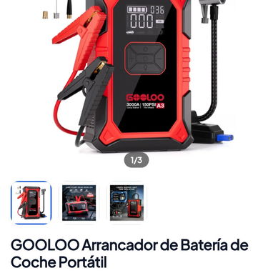 Arrancador de batería para auto (carro), marcas ASTROAI y Gooloo - 2/2