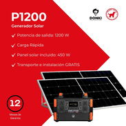 Generador Solar P1200 ☀️ - Img 55726624
