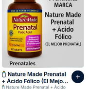 🍼 Nature Made Prenatal + Ácido Fólico (El Mejor Prenatal) - Img 50279211